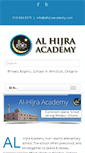 Mobile Screenshot of alhijraacademy.com